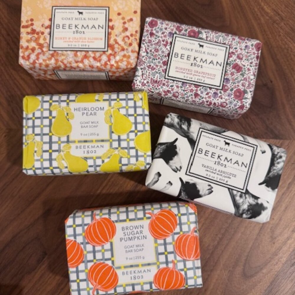 🐐🌼Beekman 1802  Set of 5 - 9 Ounce Bars of Soap